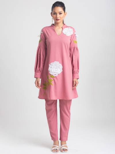 TICKLE ME PINK EMBROIDERY CO RORD SET