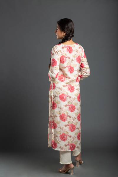 Light Pink Soft Single Kurti